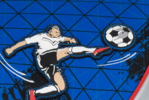DerDieDas Silver Soccer Superflash Motiv Darstellung