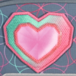 Step by Step Glitter Heart Hazle Motiv Darstellung