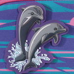 Step by Step Shiny Dolphins Motiv Darstellung