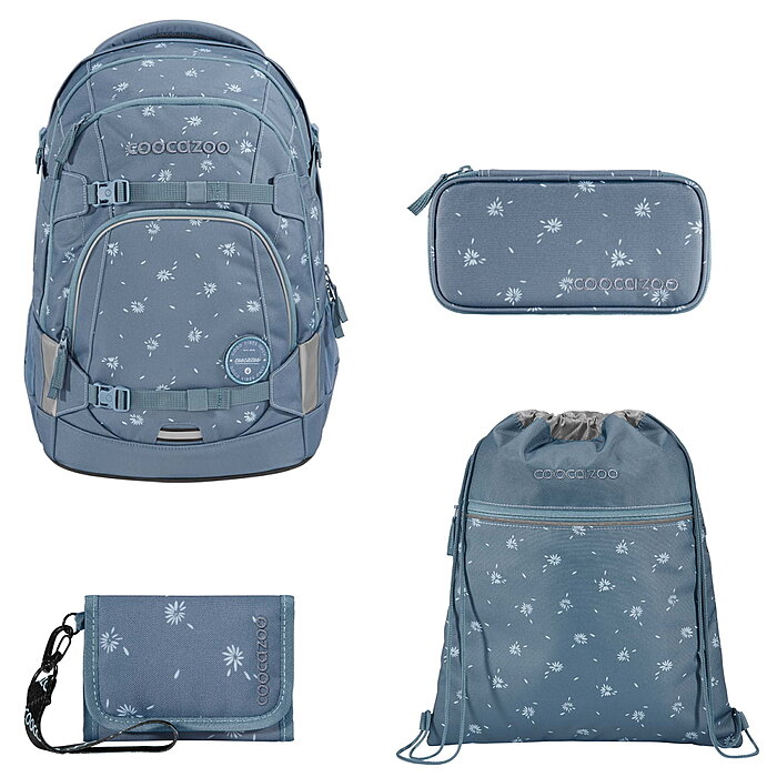Coocazoo MATE Bloomy Daisy 4tlg Schulrucksack Set | schulranzen.net