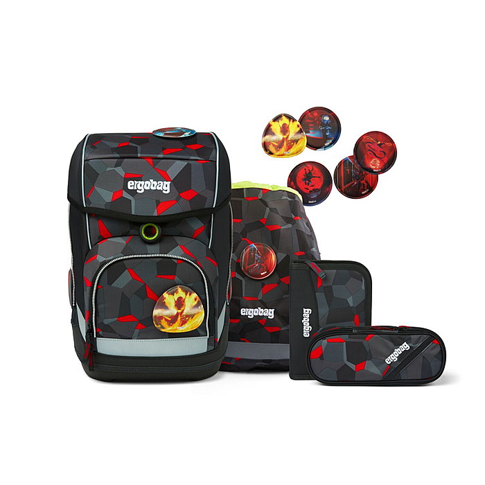 Ergobag Cubo TaekBärdo Schulranzen Set 5 tlg.
