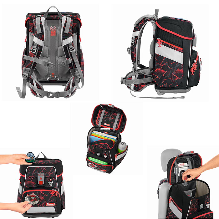 Step by Step Space Ninja Yuma Schulranzenset | schulranzen.net