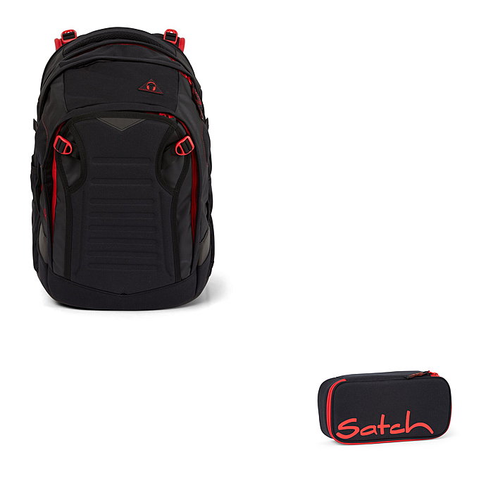 Satch Match Fire Phantom 2tlg Schulrucksack Set schulranzen