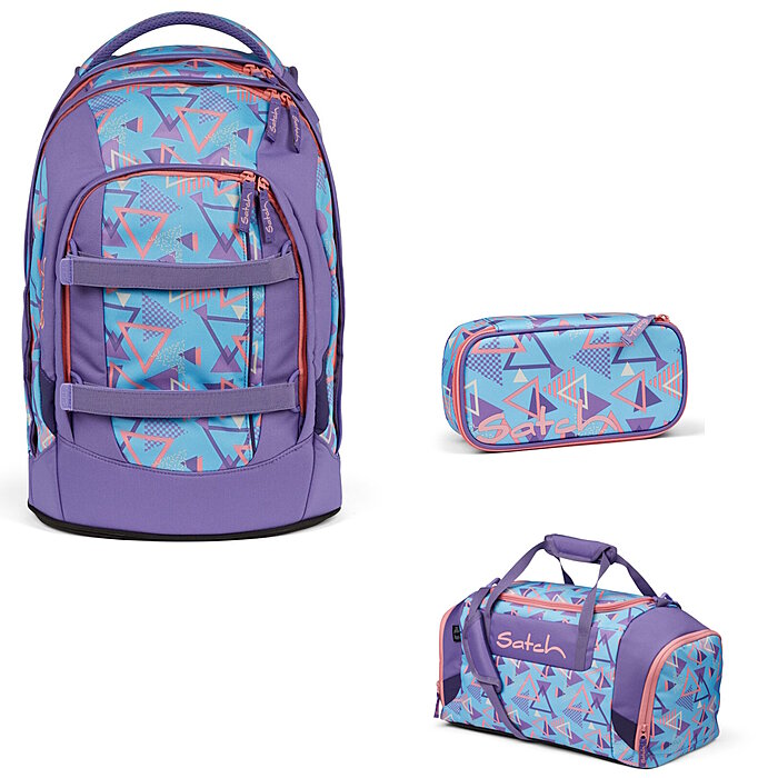 Satch Pack 80s Dance 3tlg Schulrucksack Set
