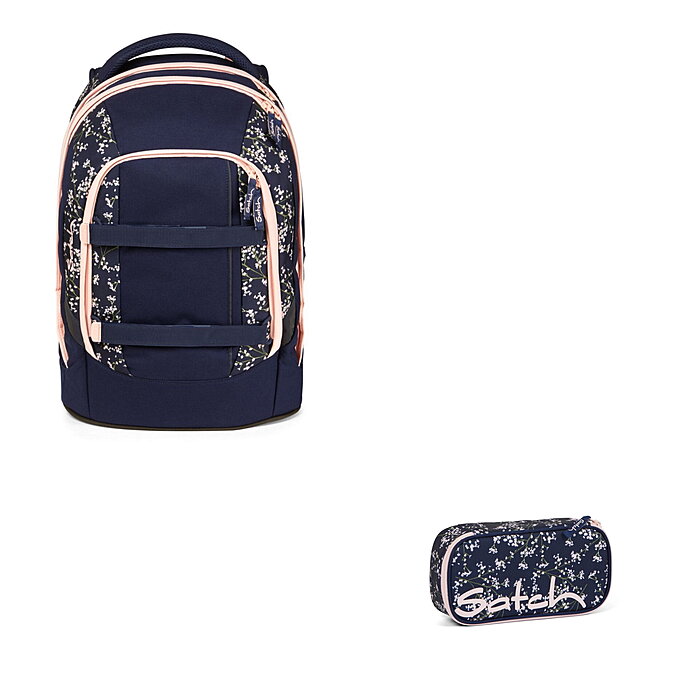 Satch Pack Bloomy Breeze Schulrucksack Set 2tlg. Satch Pack Bloomy Breeze Schulrucksack Set 2tlg.