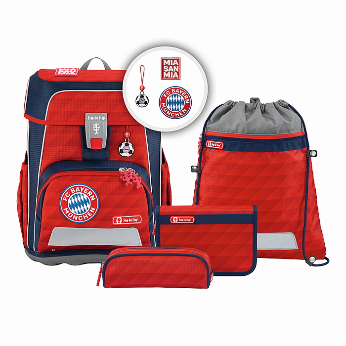 Schulrucksack FC Bayern München Schultasche Schulranzen 24057 FCB Fanartikel 