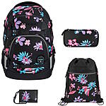 Coocazoo MATE Floral Artnight 4tlg Schulrucksack Set ansehen