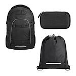 Coocazoo Mate Black Coal Schulrucksack Set 3tlg ansehen