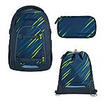 Coocazoo Mate Fast Lime Schulrucksack Set 3tlg ansehen