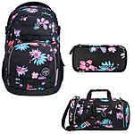 Coocazoo PORTER Floral Artnight 3tlg Schulrucksack Set ansehen
