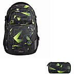 Coocazoo PORTER Lime Flash Schulrucksack Set 2tlg ansehen