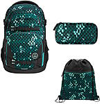 Coocazoo PORTER Pixel Blox 3tlg Schulrucksack Set ansehen