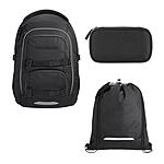 Coocazoo Porter Black Coal Schulrucksack Set 3tlg ansehen