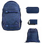Coocazoo Porter Blue Motion 4tlg Schulrucksack Set ansehen