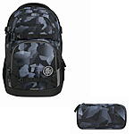 Coocazoo Porter Grey Rocks 2tlg Schulrucksack Set ansehen