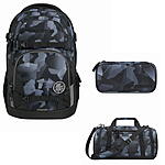 Coocazoo Porter Grey Rocks 3tlg Schulrucksack Set ansehen