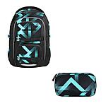 Coocazoo Porter Laser Lights Schulrucksack Set 2tlg ansehen