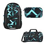 Coocazoo Porter Laser Lights Schulrucksack Set 3tlg ansehen