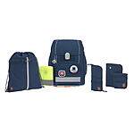Lässig Boxy Schulranzen-Set Unique navy ansehen