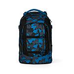 Satch Pack Schulrucksack Blue Triangle, blaue Dreiecke