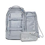 Satch Pack Schulrucksack Set Denim Washed Blue ansehen