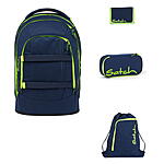 Satch Pack Toxic Yellow 4tlg Schulrucksack-Set ansehen