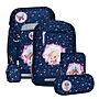 Beckmann Classic 22L Forrest Deer Blue Schulrucksack 6tlg. Set