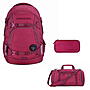 Coocazoo MATE Berry Boost Schulrucksack Set 3tlg