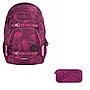 Coocazoo MATE Berry Bubbles Schulrucksack Set 2tlg