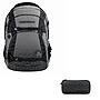 Coocazoo MATE Black Carbon Schulrucksack Set 2tlg