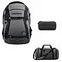 Coocazoo MATE Black Carbon Schulrucksack Set 3tlg