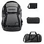 Coocazoo MATE Black Carbon Schulrucksack Set 4tlg