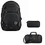 Coocazoo MATE Black Coal Schulrucksack Set 3tlg