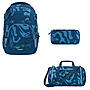 Coocazoo MATE Breaking Waves 3tlg Schulrucksack Set