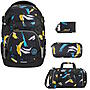 Coocazoo MATE Crazy Artnight 4tlg Schulrucksack Set