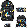 Coocazoo MATE Crazy Artnight 4tlg Schulrucksack Set