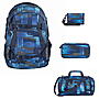 Coocazoo MATE Deep Matrix Schulrucksack Set 4tlg