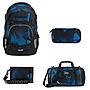 Coocazoo MATE Electric Ice 4tlg Schulrucksack Set