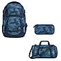 Coocazoo MATE Geometric Sky 3tlg Schulrucksack Set