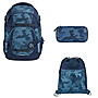 Coocazoo MATE Geometric Sky 3tlg Schulrucksack Set