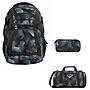 Coocazoo MATE Grey Rocks Schulrucksack Set 3tlg