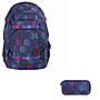 Coocazoo MATE Indigo Illusion Schulrucksack Set 2tlg