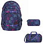 Coocazoo MATE Indigo Illusion Schulrucksack Set 3tlg