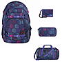 Coocazoo MATE Indigo Illusion Schulrucksack Set 4tlg