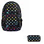 Coocazoo MATE Magic Polka Schulrucksack Set 2tlg