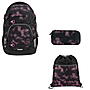 Coocazoo MATE Pink Illusion 3tlg Schulrucksack Set