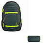 Coocazoo MATE Stone Olive Schulrucksack Set 2tlg