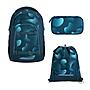 Coocazoo Mate Aqua Flow Schulrucksack Set 3tlg