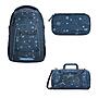 Coocazoo Mate Blue Orbit Schulrucksack Set 3tlg