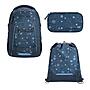 Coocazoo Mate Blue Orbit Schulrucksack Set 3tlg